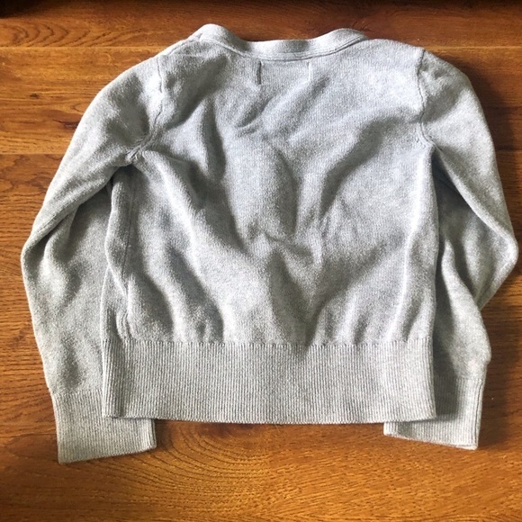 Old Navy Gray Cardigan v neck button down sweater in size S (6-7) - Picture 4 of 4